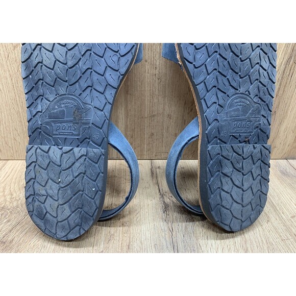 PONS Menorca Authentic Handcrafted Spanish Leather Sandals in Blue MENS US 13 - Picture 15 of 16